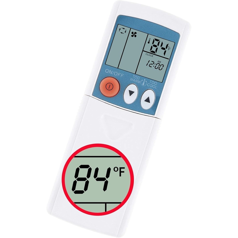RCECAOSHAN Remote for Mitsubishi Electric Mr Slim MSZ-JP09WA MSZ-JP12WA White